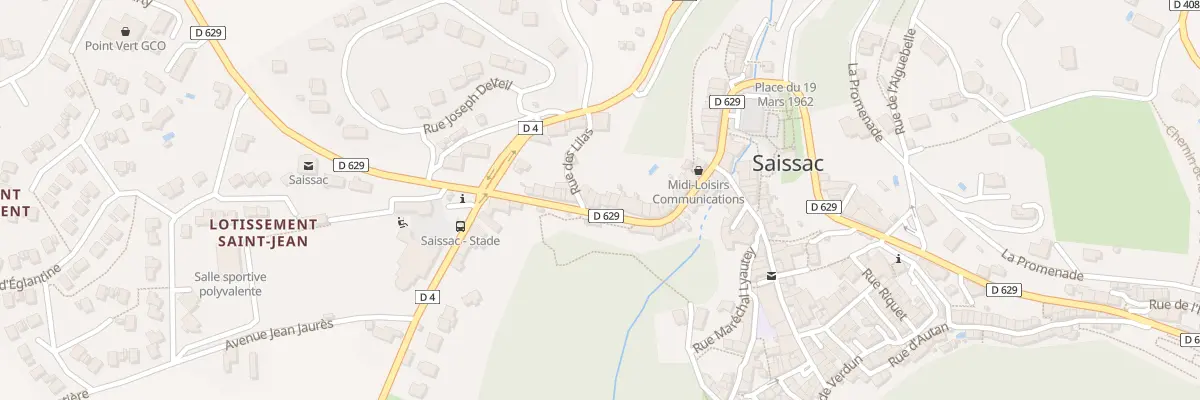 Plan du 10 Le Village à Saissac