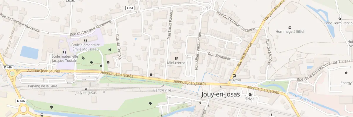 Plan du 8 Rue Pasteur à Jouy-en-Josas