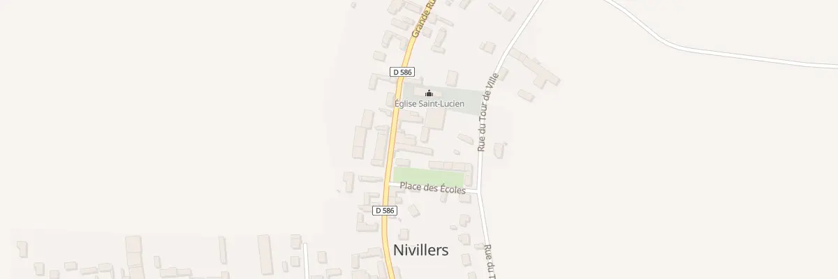 Plan du 22 Gr Grande Rue à Nivillers