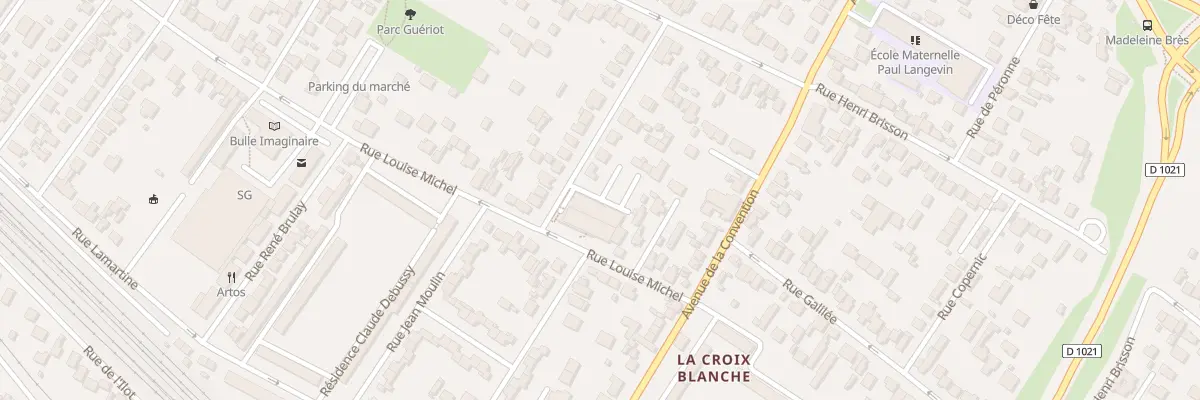 Plan du 125 Rue Louise Michel à Sartrouville