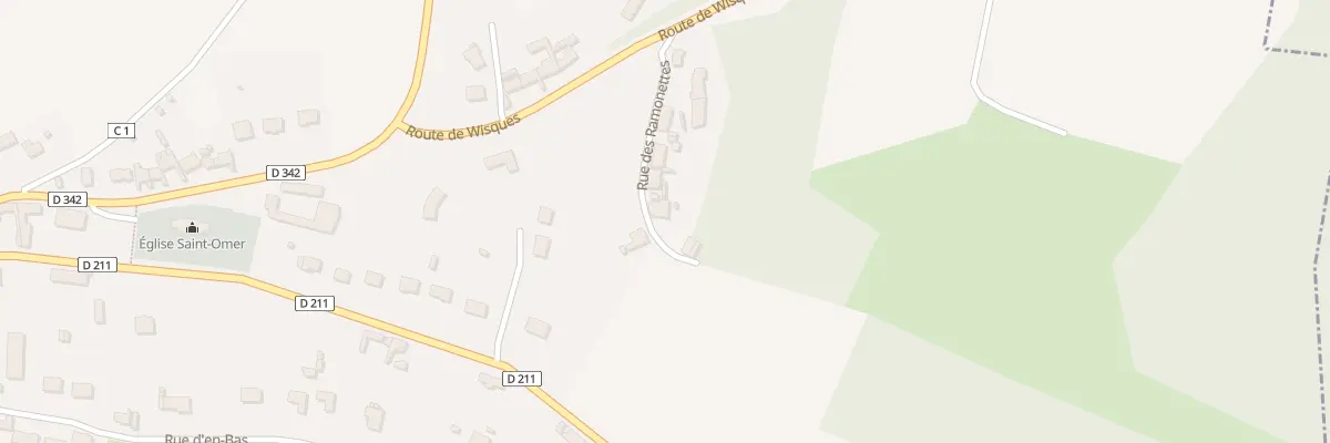 Plan du 13 Rue des Ramonettes à Setques