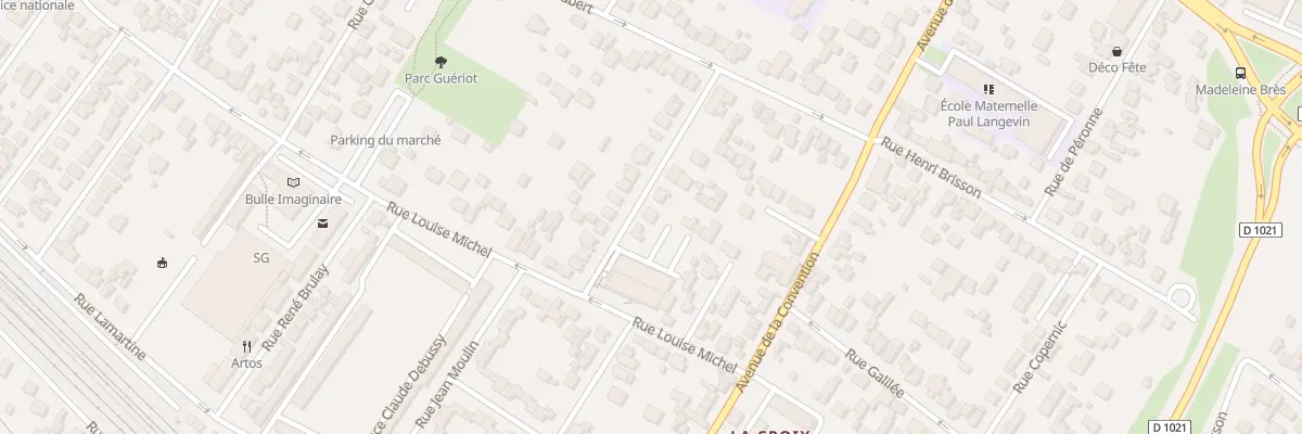Plan du 15 Rue des Rosiers à Sartrouville