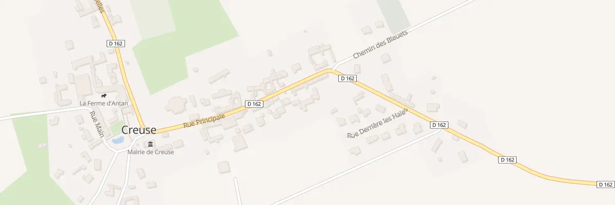 Plan du 24 Rue Principale à Creuse