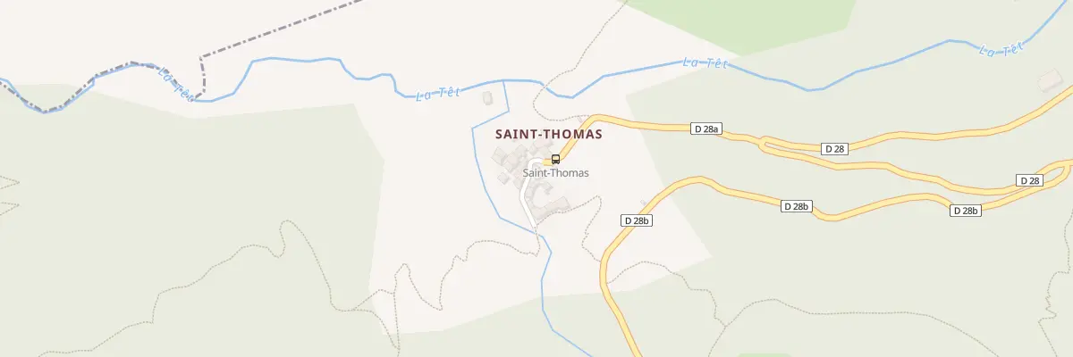 Plan du 9001 Saint Thomas à Fontpédrouse