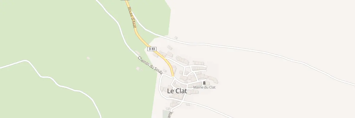 Plan du 49 Le Village au Clat