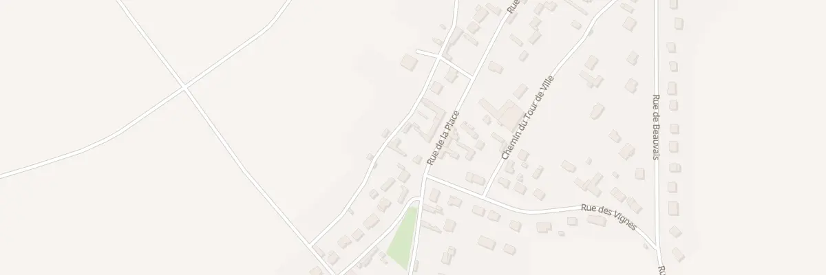 Plan du 36 Rue de la Place à Abbeville-Saint-Lucien