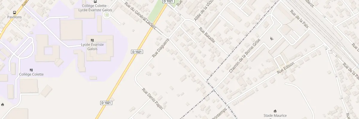 Plan du 6 Rue Vaucanson à Sartrouville