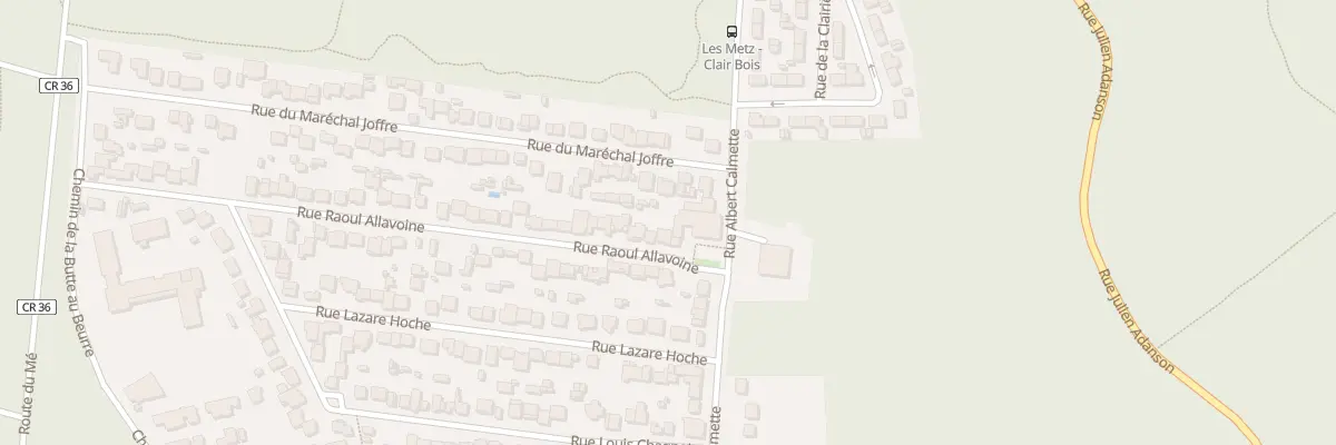 Plan du 6 Rue Raoul Allavoine à Jouy-en-Josas