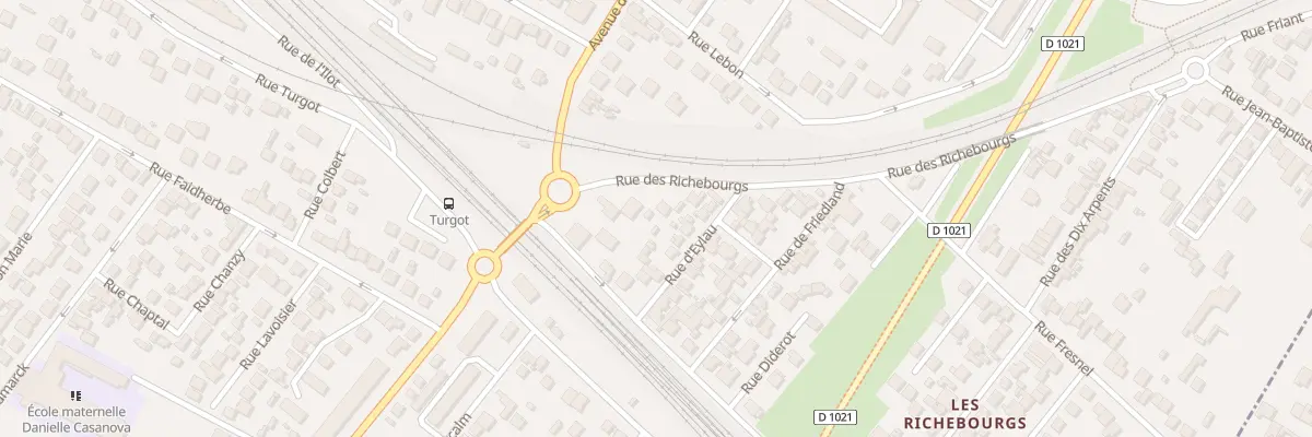 Plan du 12 Rue des Richebourgs à Sartrouville