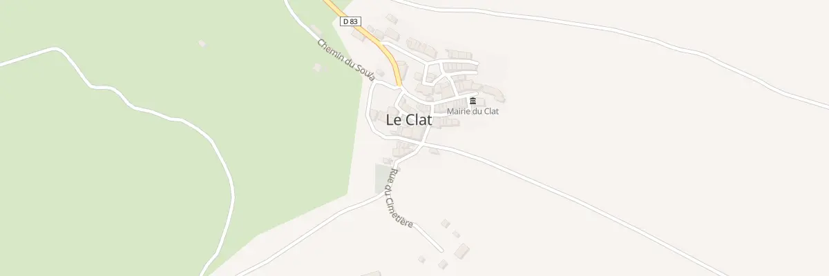 Plan du 6 Le Village au Clat
