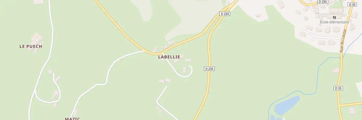 Plan du 11 Labellie à Parlan