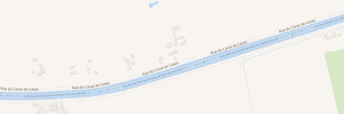 Plan du 1468 Rue du Canal de Calais à Sainte-Marie-Kerque