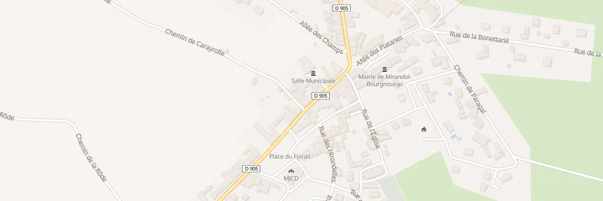 Plan du 19 Av du Viaur à Mirandol-Bourgnounac