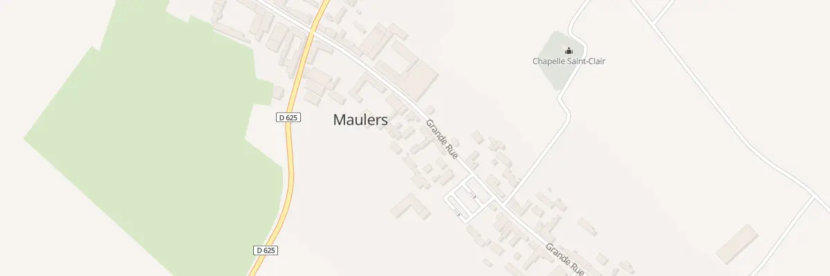 Plan du 20 Gr Grande Rue à Maulers