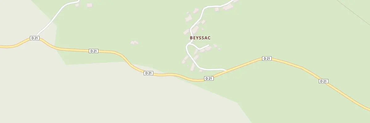 Plan du 3 Beyssac à Sornac