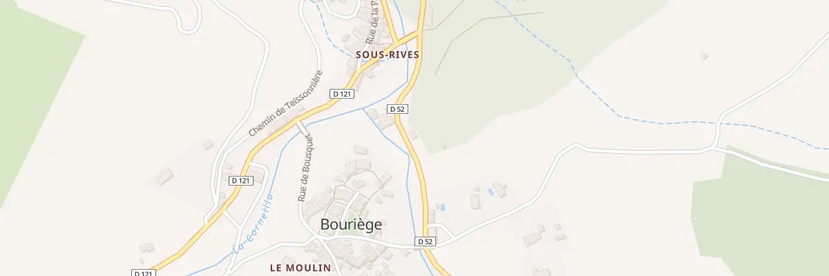 Plan du 2 Rte de La Serpent à Bouriège