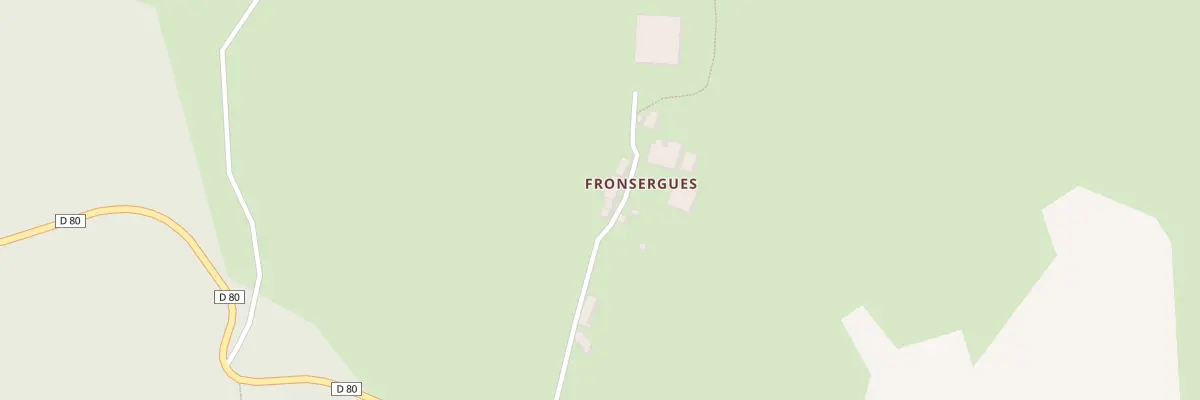 Plan du 6 Fronsergue à Sornac