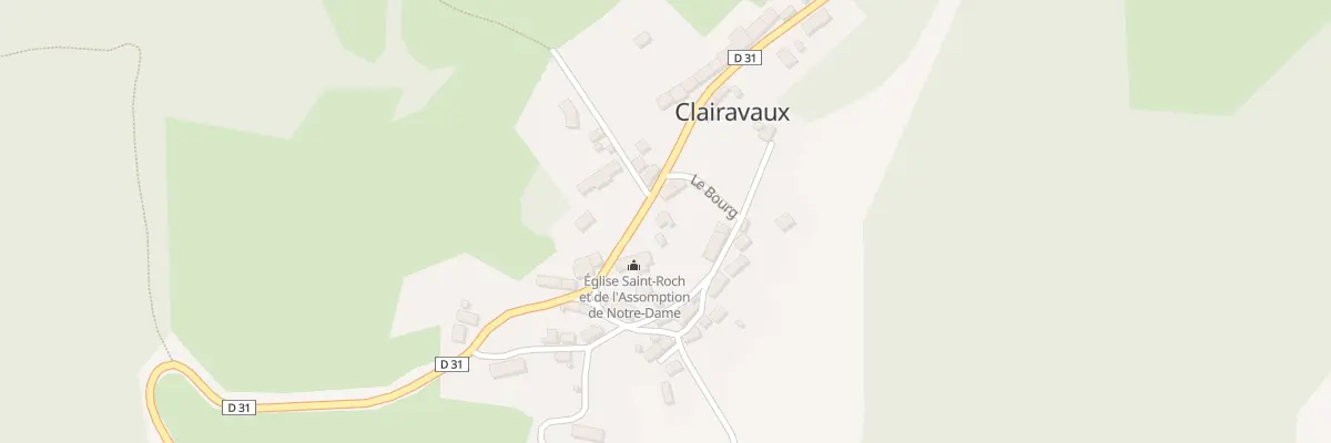 Plan du 5067 Le Bourg à Clairavaux