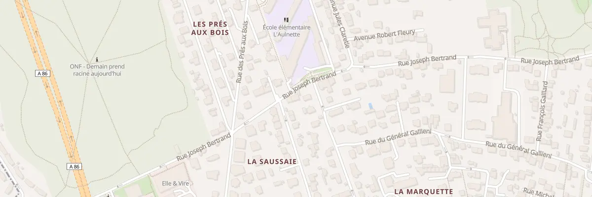 Plan du 65 Rue Joseph Bertrand à Viroflay