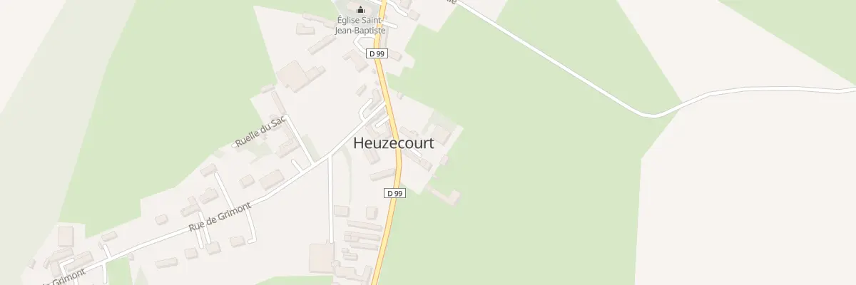 Plan du 2 Rue de Haut à Heuzecourt