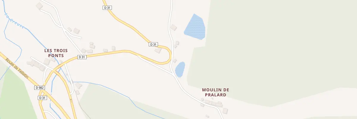 Plan du 16 Les Trois-Ponts à Clairavaux