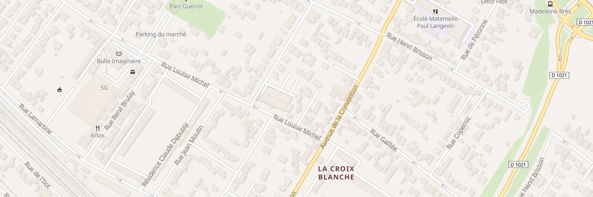 Plan du 133 Rue Louise Michel à Sartrouville