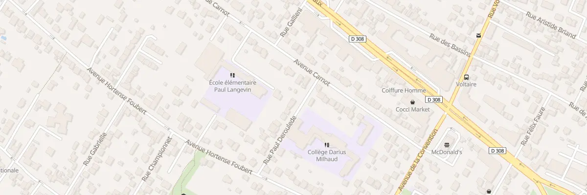 Plan du 4 Rue Paul Deroulède à Sartrouville