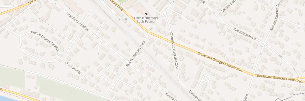 Plan du 25 Rue du Port aux Vins à Herblay-sur-Seine