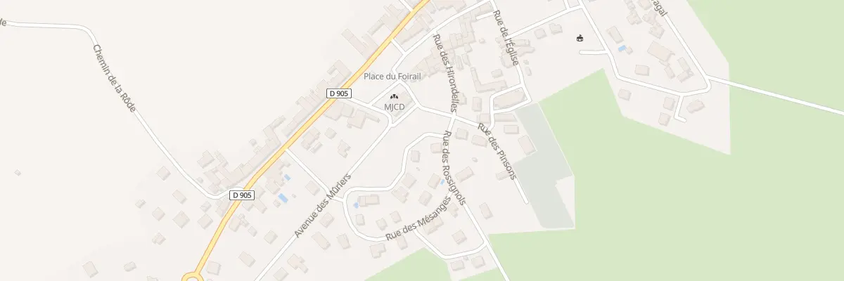 Plan du 4 Rue des Tourterelles à Mirandol-Bourgnounac