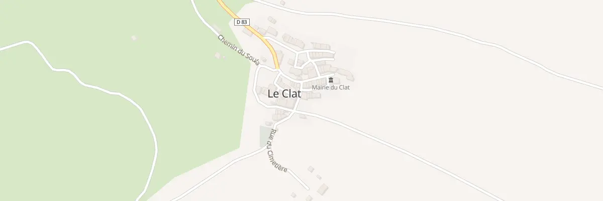 Plan du 9 Le Village au Clat