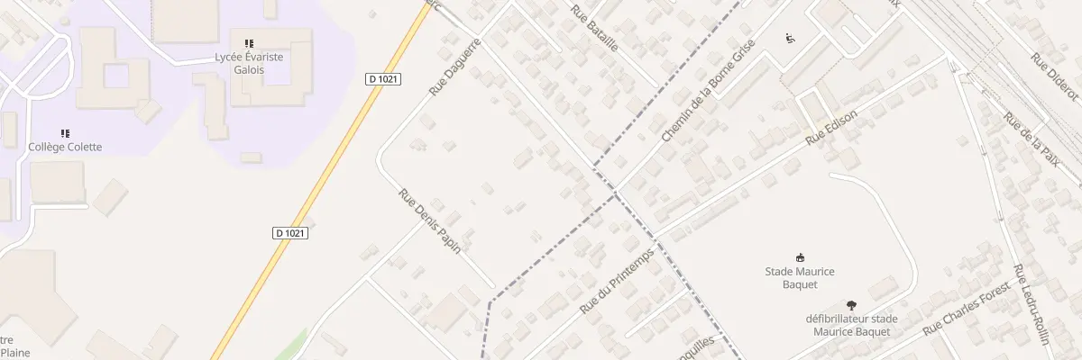 Plan du 16 Rue Vaucanson à Sartrouville