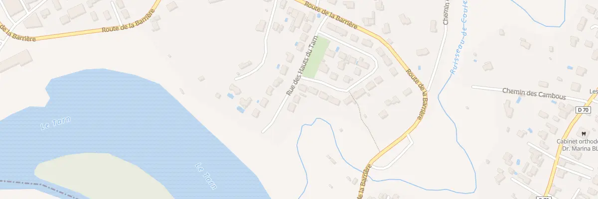 Plan du 1 Rue des Hauts du Tarn à Lescure-d’Albigeois