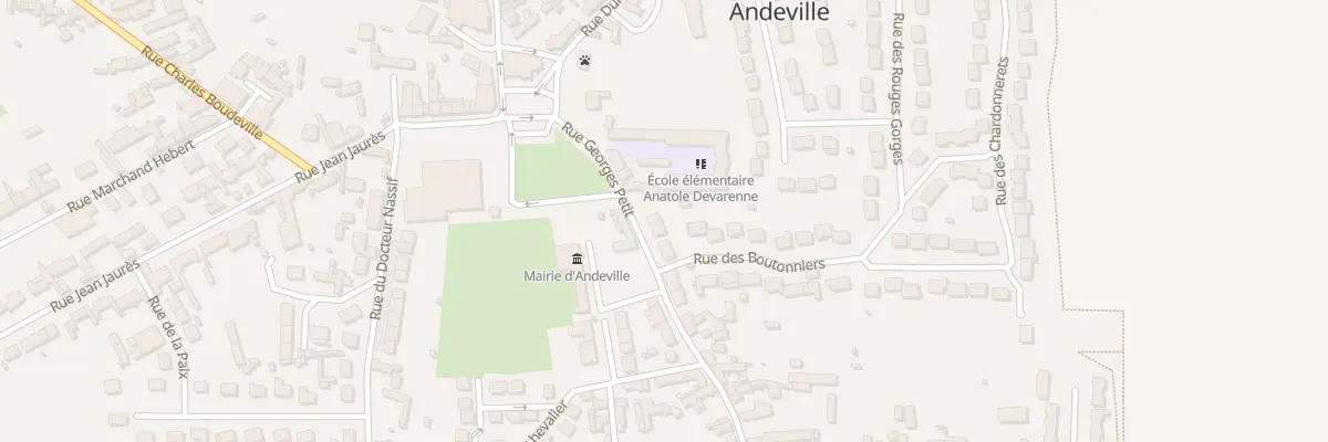 Plan du 9 Rue Georges Petit à Andeville