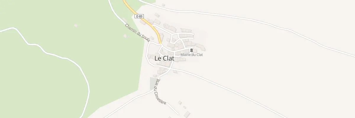 Plan du 51 Le Village au Clat