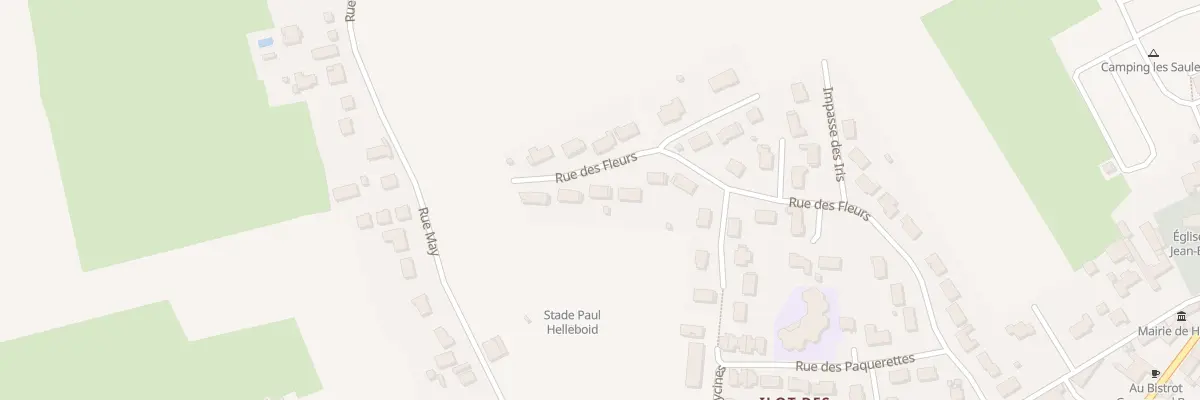 Plan du 28 Rue des Fleurs à Houlle