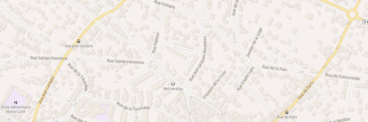 Plan du 1 Rue J J Rousseau à Herblay-sur-Seine