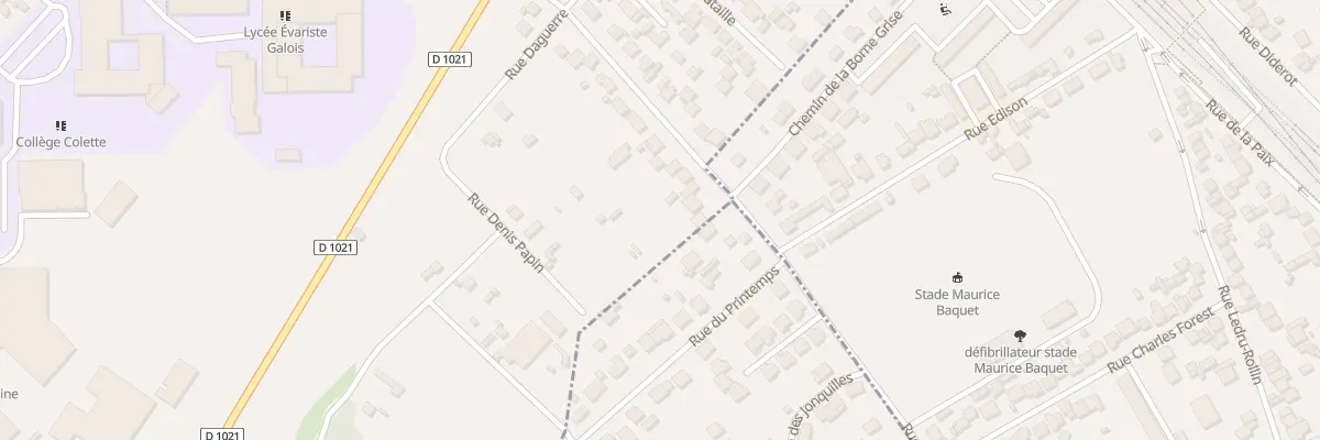 Plan du 20B Rue Vaucanson à Sartrouville
