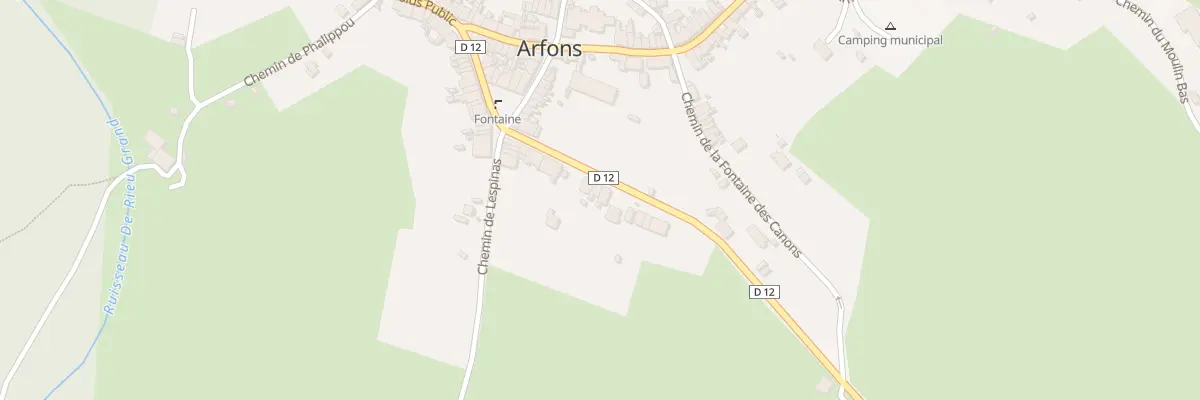 Plan du 16 Rte du Lampy à Arfons