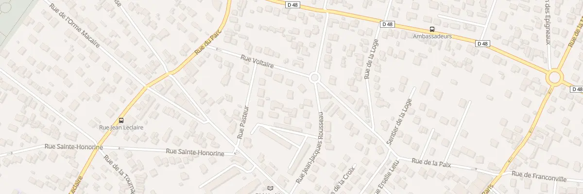 Plan du 9 Rue J-J Rousseau à Herblay-sur-Seine
