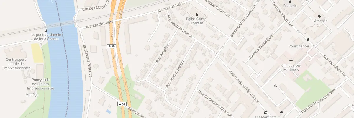 Plan du 12 Rue Hector Berlioz à Rueil-Malmaison