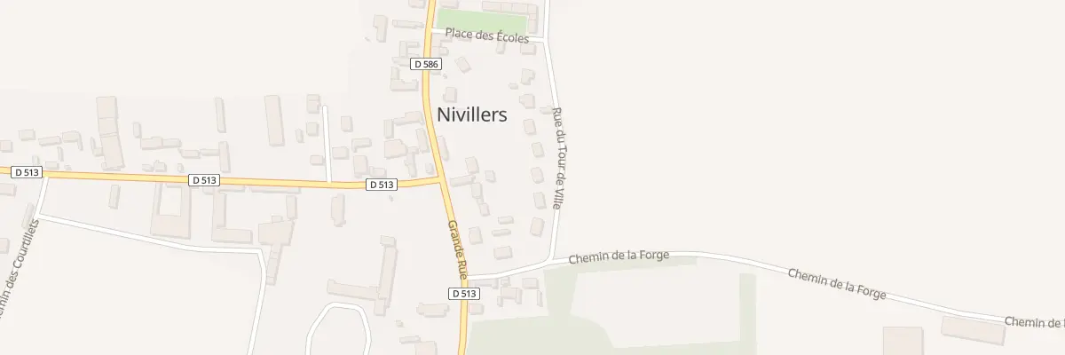 Plan du 7 Rue du Tour de Ville à Nivillers