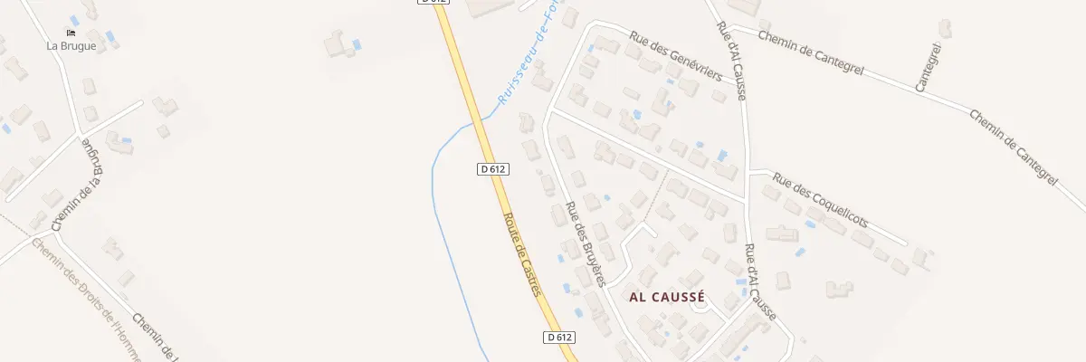 Plan du 22 Rue des Bruyères à Puygouzon