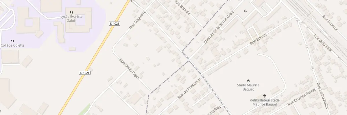 Plan du 20 Rue Vaucanson à Sartrouville
