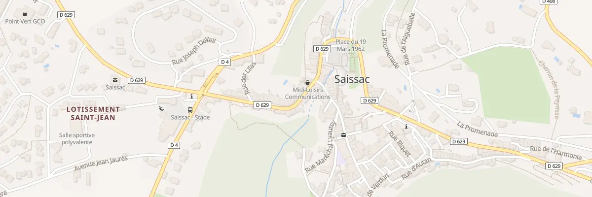 Plan du 17 Le Village à Saissac