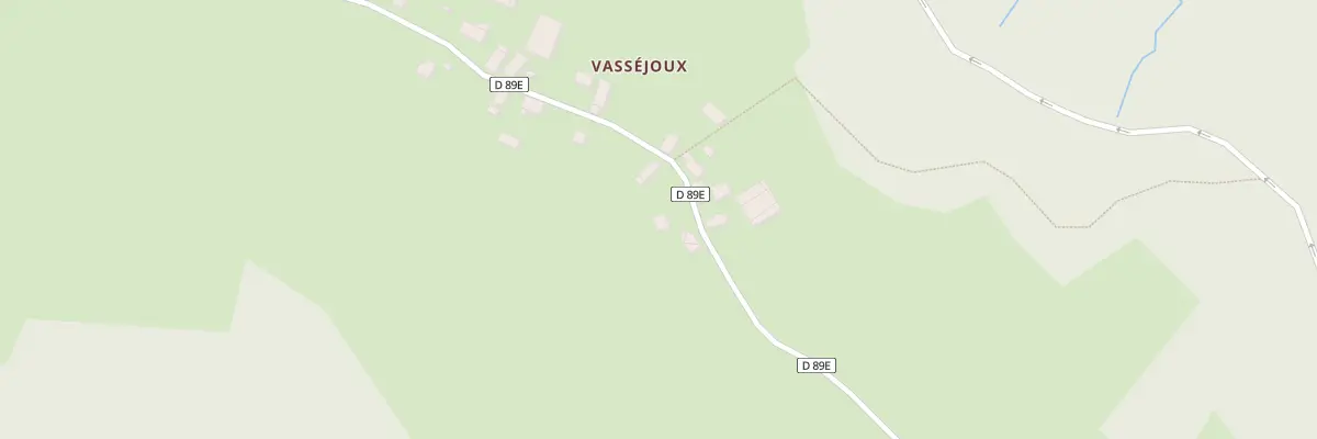 Plan du 12 Vassejoux à Lapleau