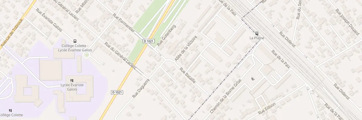 Plan du 3 Rue Bataille à Sartrouville
