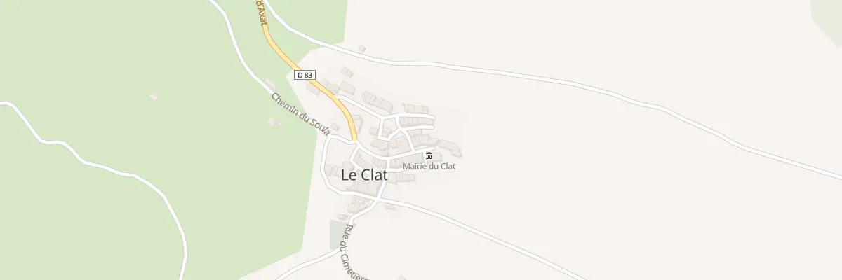 Plan du 22 Le Village au Clat