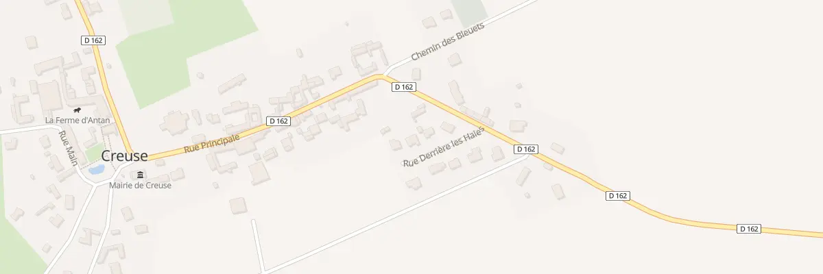 Plan du 6 Rue Derriere les Haies à Creuse