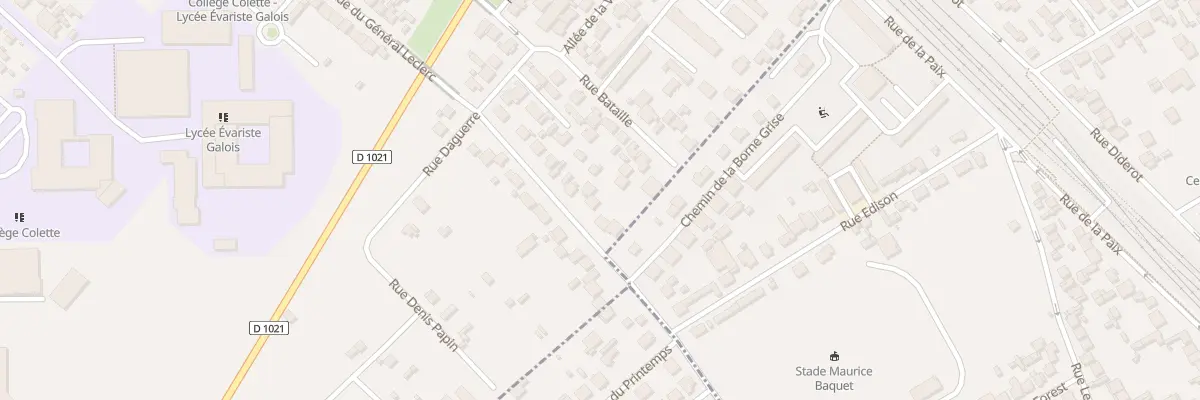 Plan du 11 Rue Vaucanson à Sartrouville