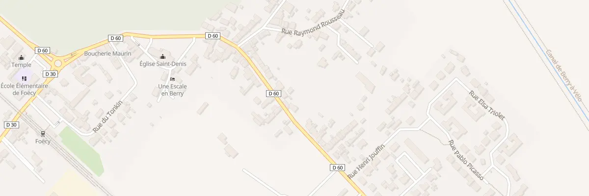 Plan du 11 Rue Jean Moulin à Foëcy